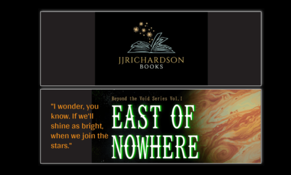 "East of Nowhere" Title Book Mark 2 in x 6 in